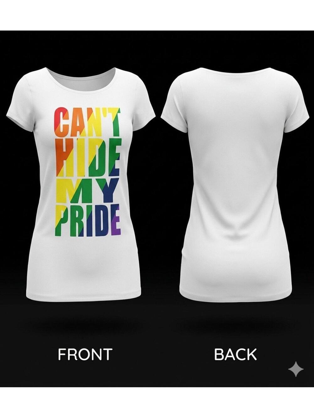 Women’s Pride Self Love Printed Tshirt Size Small